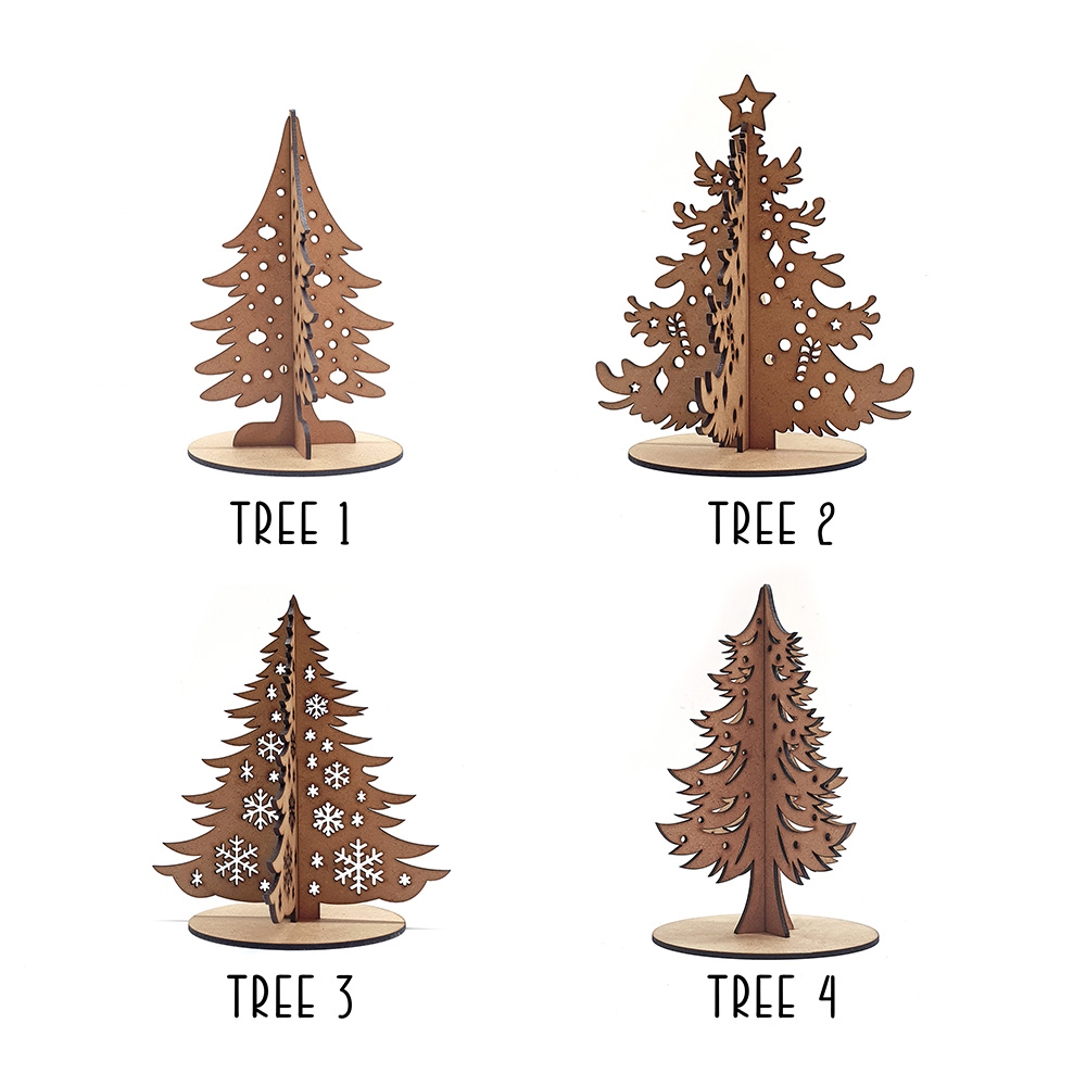 Wooden Christmas Trees